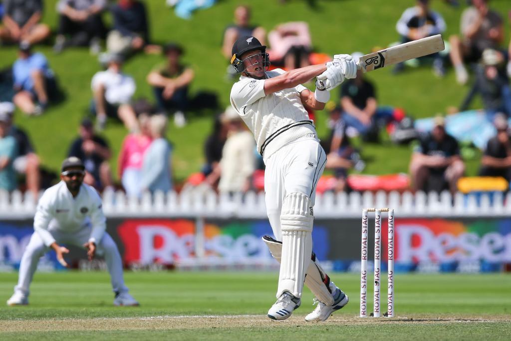 NZ's tallest cricketer equals world record for most sixes in debut Test