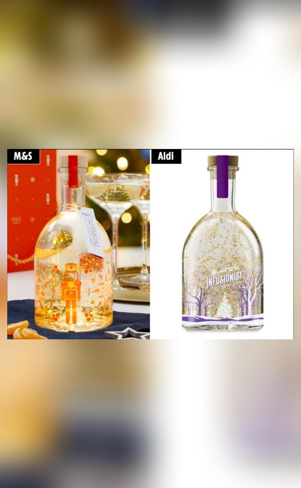 Marks & Spencer sues Aldi over Christmas gin after caterpillar cake row